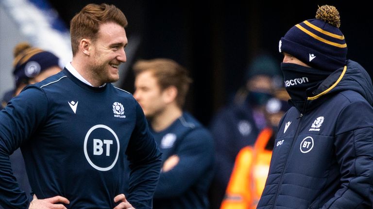 Stuart Hogg dismissed any Six Nations title talk within the Scotland camp and confirmed the players will observe a moment's silence before kick-off against Wales in support of the Black Lives Matter movement