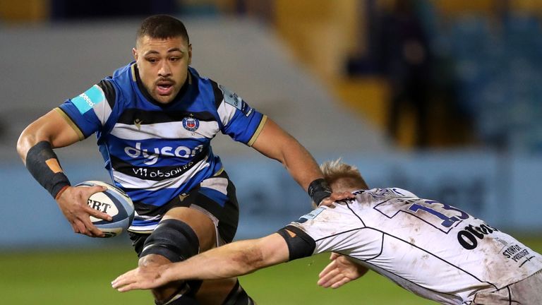 Wales forward Taulupe Faletau scored Bath's only try in the final minute of the first half
