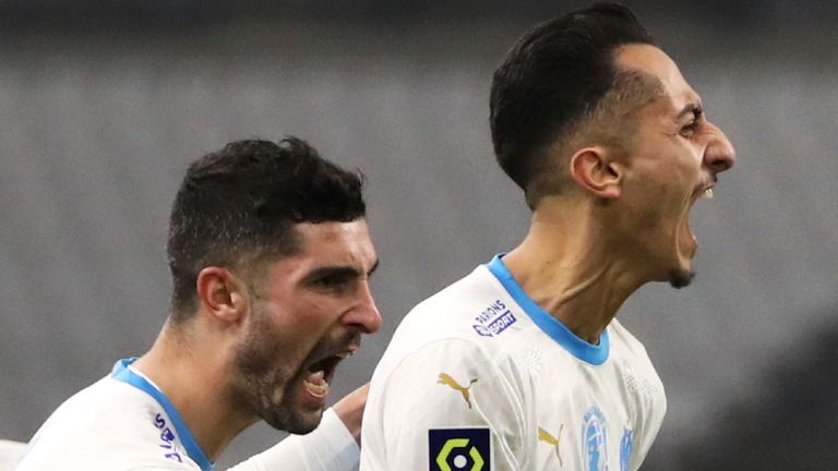 Saif-Eddine Khaoui scored twice as Marseille ended their winless run