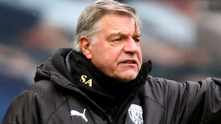 West Brom manager Sam Allardyce (AP image)