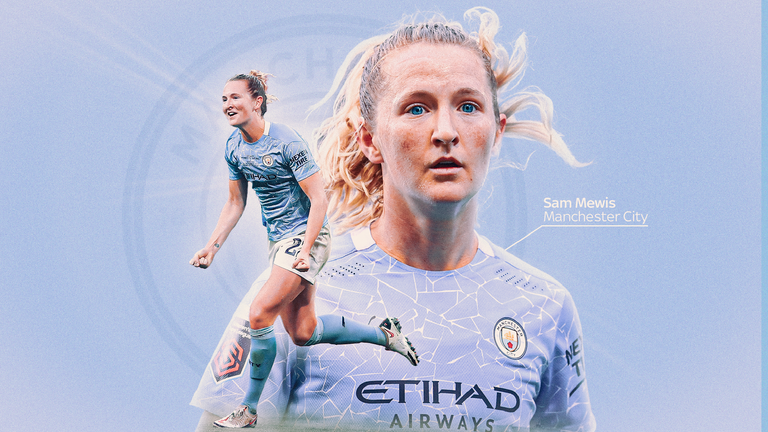 Sam Mewis is aiming to win it all during her time at Manchester City.