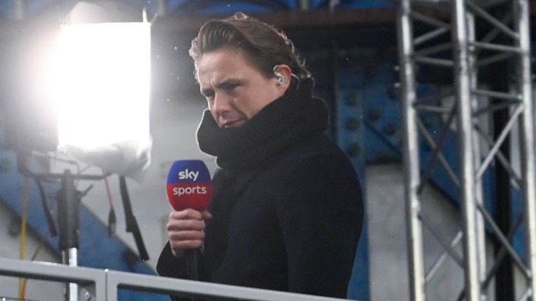 Scott Allan has worked with Sky Sports during his time on the sidelines 