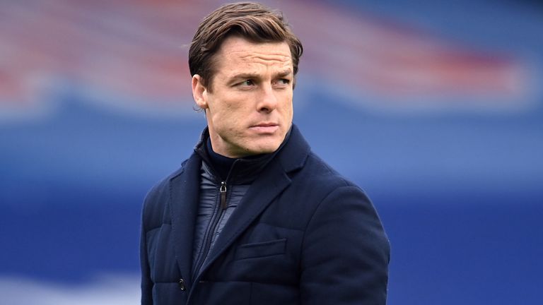 Fulham manager Scott Parker during the Premier League match at Selhurst Park, London. Picture date: Sunday February 28, 2021.