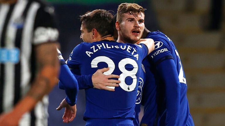 Timo Werner erzielte den zweiten Platz in Chelsea