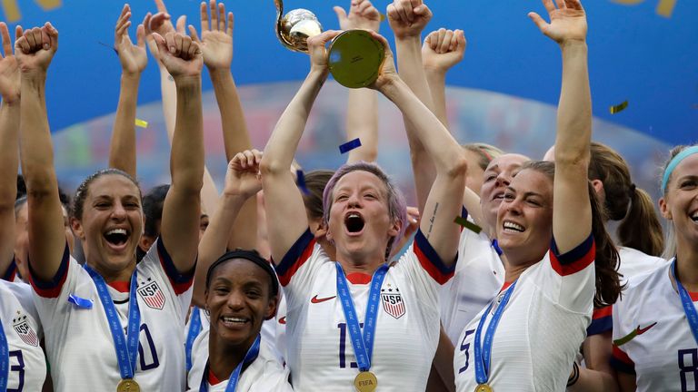 The USA Women's side won the 2019 Women's World Cup after beating the Netherlands in the final