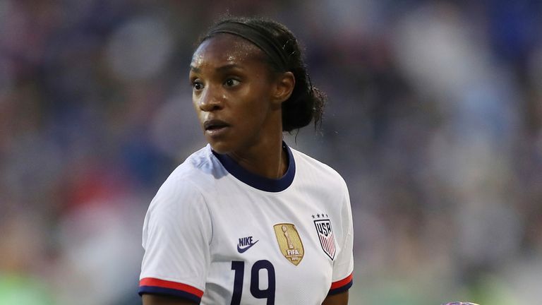 Crystal Dunn says the USA Women's team are now working behind the scenes to fight social injustice instead of taking a knee