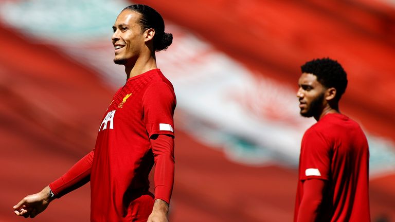 Virgil van Dijk and Joe Gomez are both doubts to play again this season with knee injuries