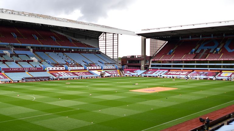 Villa Park is one of several sports venues to be used as a vaccination centre