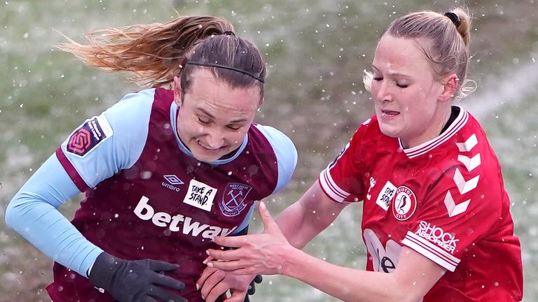 West Ham and Bristol City played out a 1-1 draw