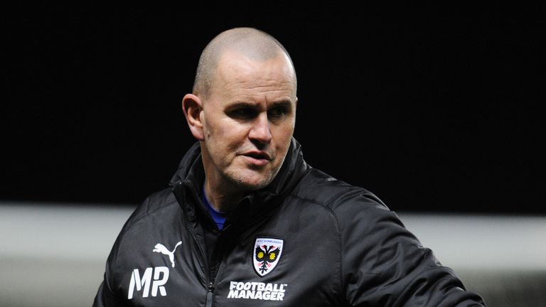 Mark Robinson had been serving as the club's interim first-team manager following the departure of Glyn Hodges