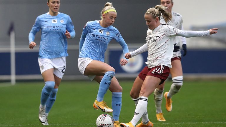 City travel to face Arsenal in the WSL on Sunday