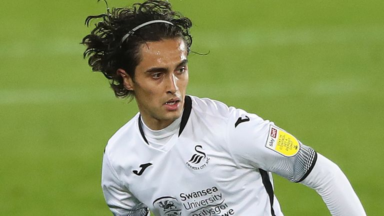 Swansea City v Stoke City - Sky Bet Championship - Liberty Stadium
Swansea City's Yan Dhanda during the Sky Bet Championship match at Liberty Stadium, Swansea. 27 October 2020