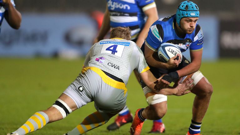 Zach Mercer goes on the attack for Bath