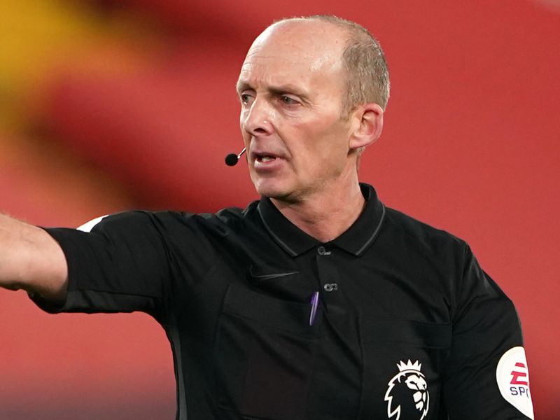 2017/18 Mike Dean Game-Worn English Premier League Referee Shirt