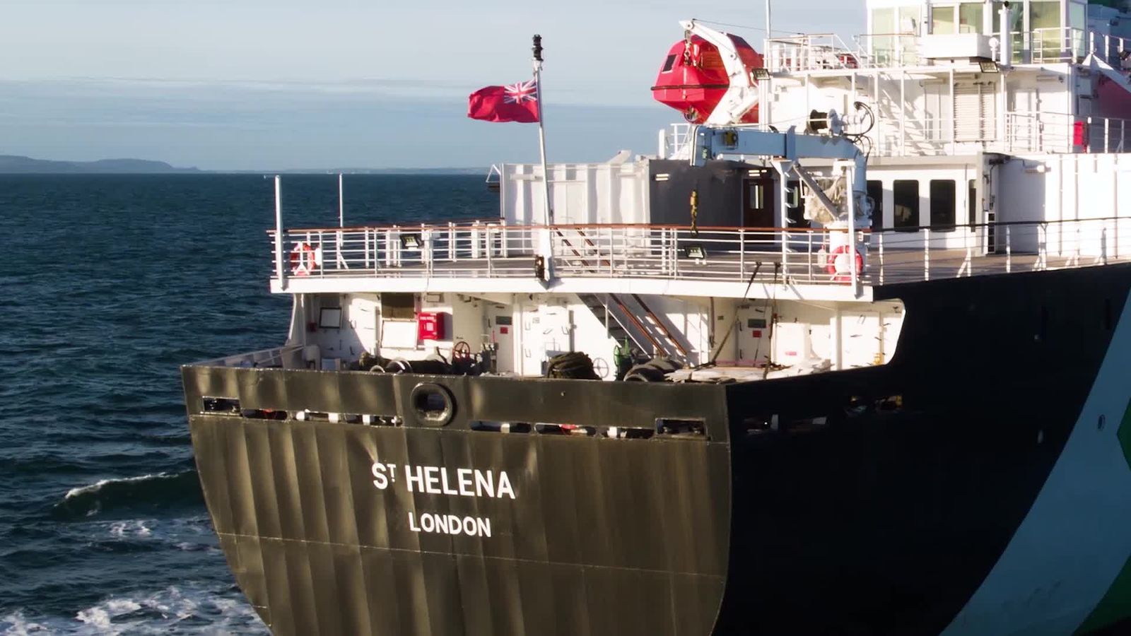 Onboard Extreme E's St Helena