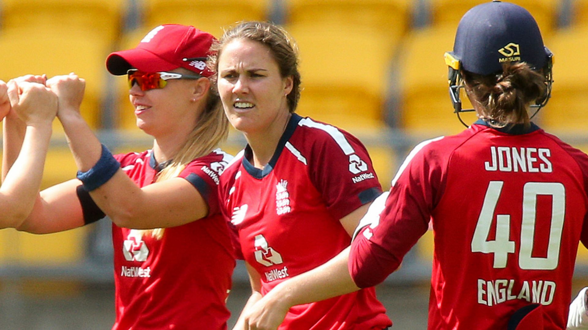 England Women win first T20 after razing NZ for 96
