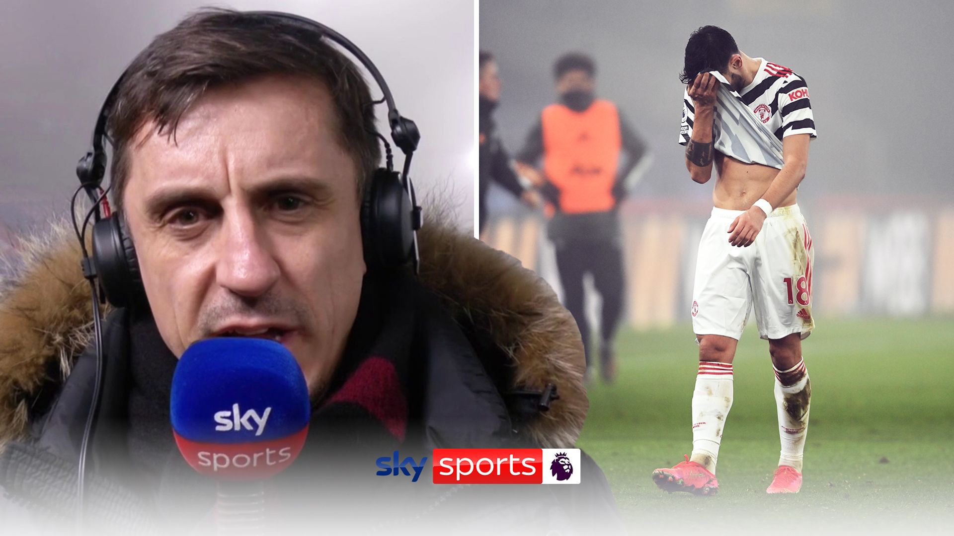Neville: Man Utd sleepwalking into top-four fight