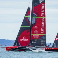 Watch the highlights of the first race of the 36th America's Cup Match 