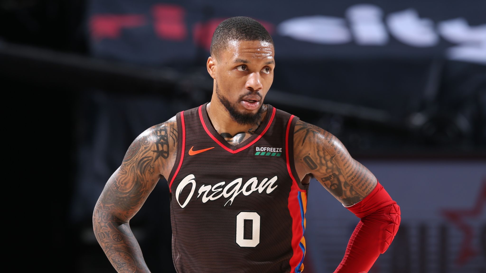 Warriors' New Alternate Jersey Features Same Design As Damian Lillard's  Tattoo - Blazer's Edge