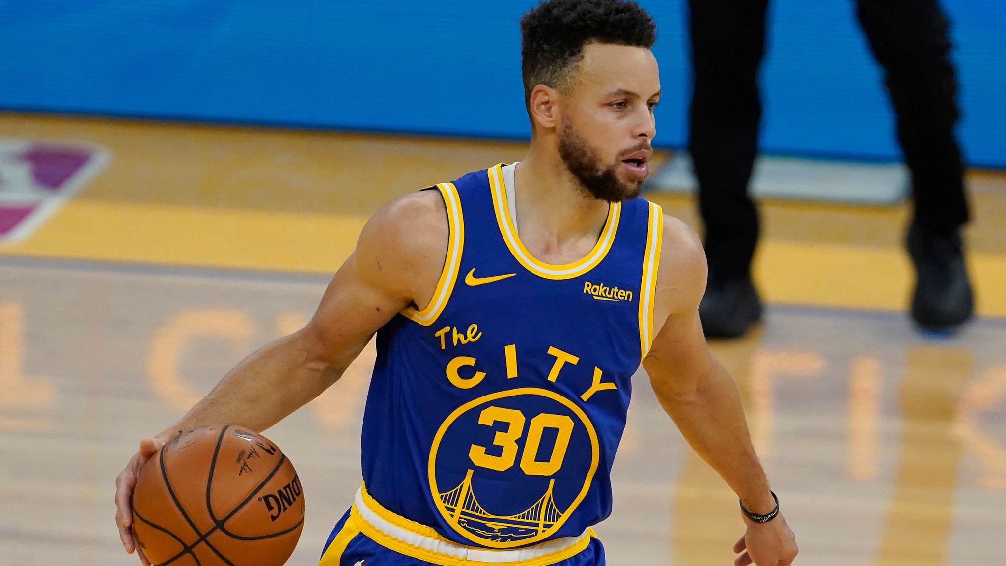 Los Angeles, California, USA. 21st Apr, 2019. Golden State Warriors' Stephen  Curry (30) during an NBA basketball playoffs round one game between Los  Angeles Clippers and Golden State Warriors Sunday, April 21