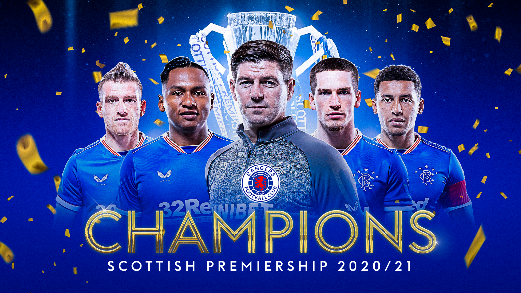 Rangers Confirmed As Scottish Premiership Champions After Celtic Draw With Dundee United Football News Sky Sports