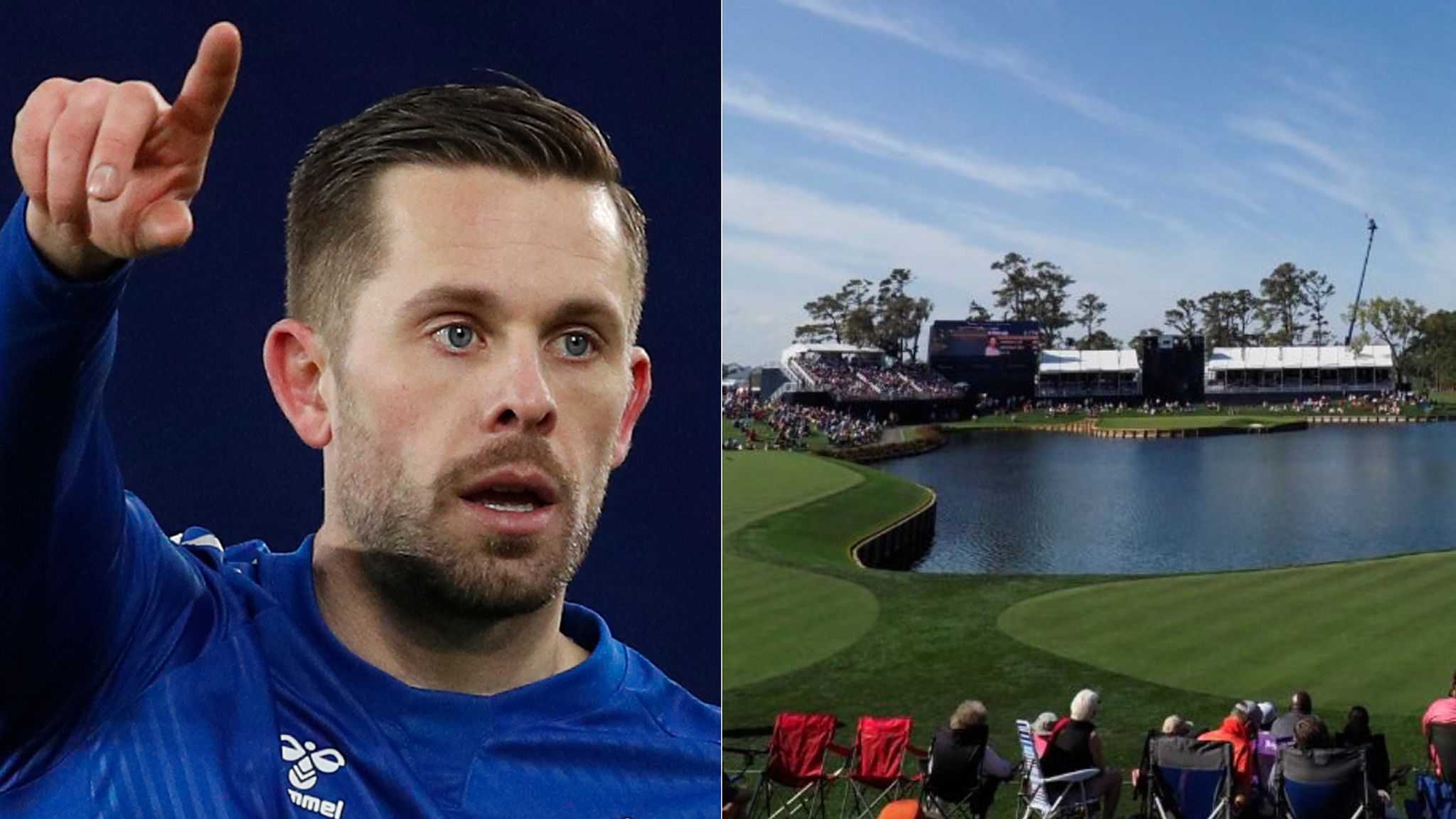 The Players Championship Could Premier League stars hit the green at TPC Sawgrass iconic 17th hole? Golf News Sky Sports