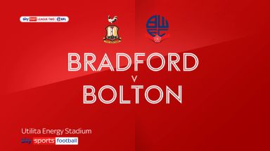 Bradford 1-1 Bolton