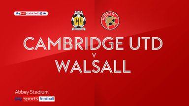 Cambridge 1-0 Walsall