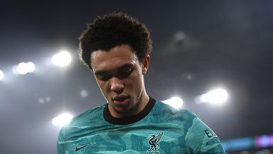 'Alexander-Arnold not been at same level'