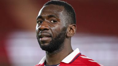 Image of Yannick Bolasie is on loan at Middlesbrough from Everton