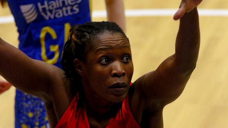 Towera Vinkhumbo in action for Strathclyde Sirens (Image Credit - Ben Lumley)