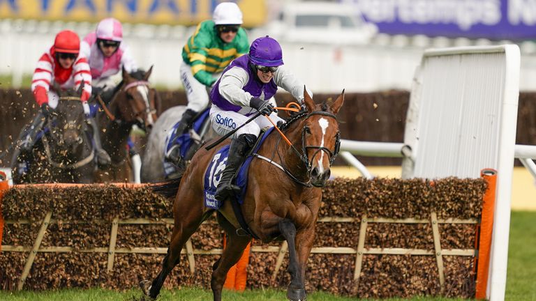 Bryan Cooper riding Mrs Milner wins the Pertemps Network Final at Cheltenham