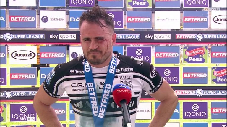 Josh Reynolds was named man of the match after scoring a try on his Hull debut 