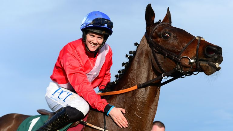 A Plus Tard and Rachael Blackmore after their win in the Paddy's Rewards Club Loyalty's Dead, Live For Rewards' Chase during day two of the Christmas Festival at Leopardstown