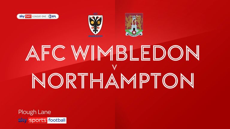 League One AFC WImbledon v Northampton