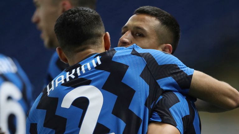 Alexis Sanchez was on target as Inter Milan overcame Parma
