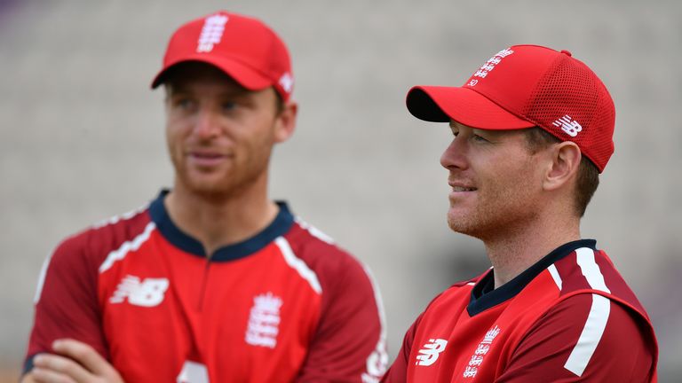 AP Newsroom - Jos Buttler and Eoin Morgan