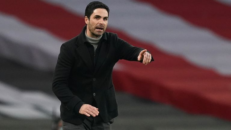 Mikel Arteta&#39;s positive Covid-19 test in March 2020 led to the postponement of the Premier League
