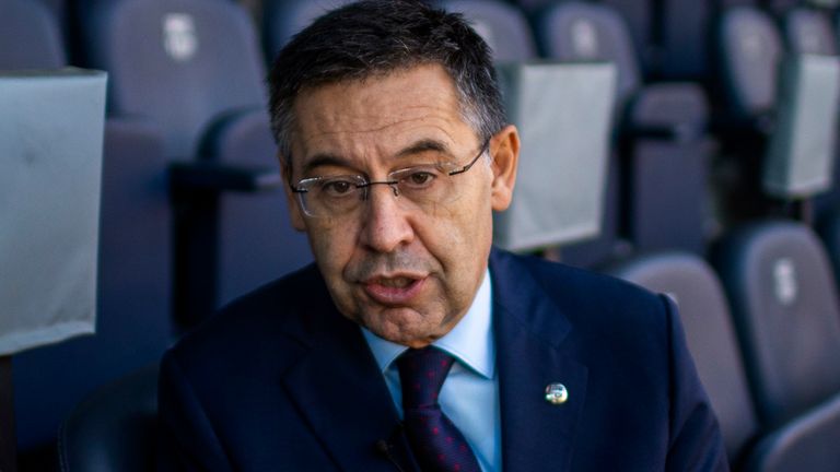 Josep Maria Bartomeu resigned as Barcelona president last year