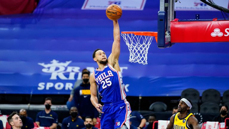 Highlights of the Indiana Pacers against the Philadelphia 76ers in Week 11 of the NBA.