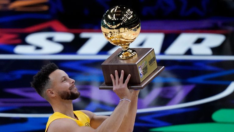 Steph Curry put up 28 points to win the 2021 MTN DEW Three-Point Contest.
