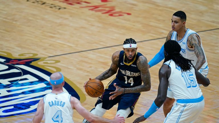 New Orleans star Brandom Ingram exploded for 36 points against his former side the Los Angeles Lakers as the Pelicans emerged victorious.