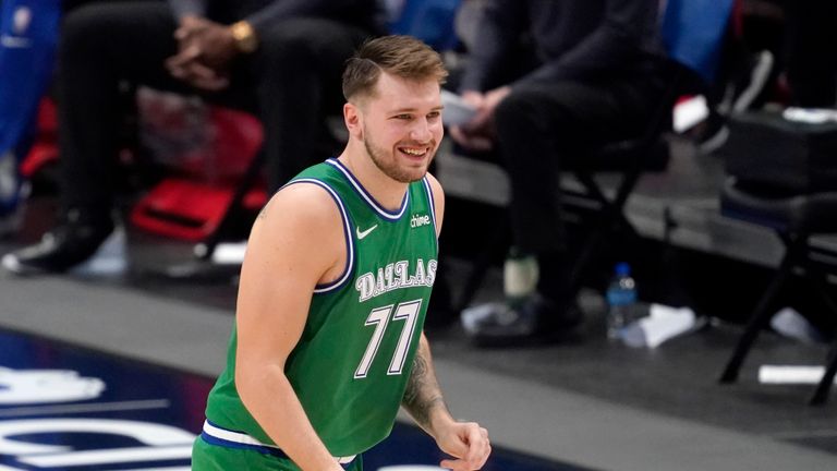 Dallas star Luka Doncic levelled things against the Los Angeles Clippers at the end of the first quarter with an incredible buzzer beater.
