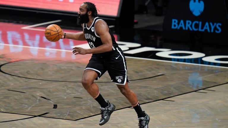 James Harden impressed once again with an amazing 38-point triple-double in Brooklyn&#39;s win over Minnesota (AP).