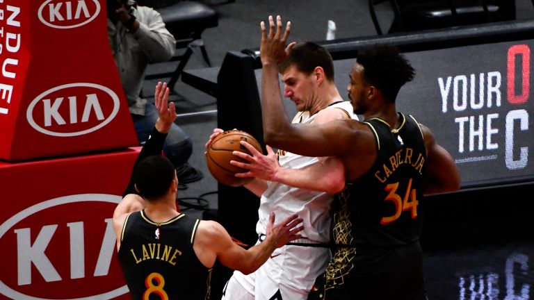 Nikola Jokic impressed with 39 points as the Denver Nuggets saw off the Chicago Bulls in the NBA.