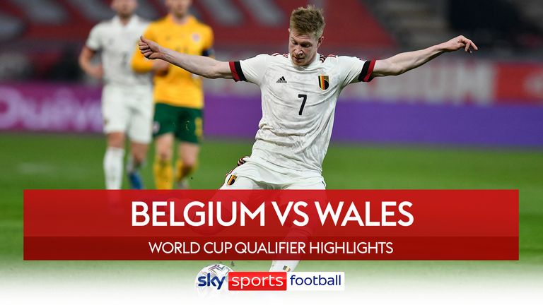 Belgium take on Wales in a World Cup Qualifier
