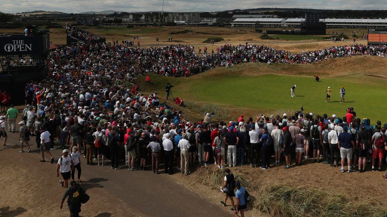 There was a huge attendance for the 147th Open at Carnoustie in 2018