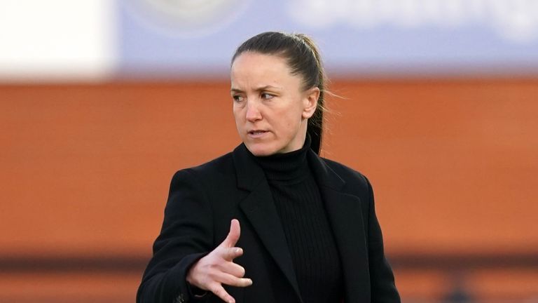 Manchester United women manager Casey Stoney