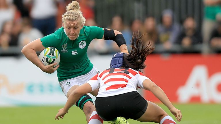 Claire Molloy in action during the 2017 World Cup