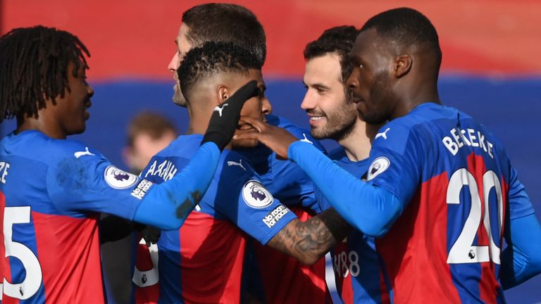 crystal palace celebrate